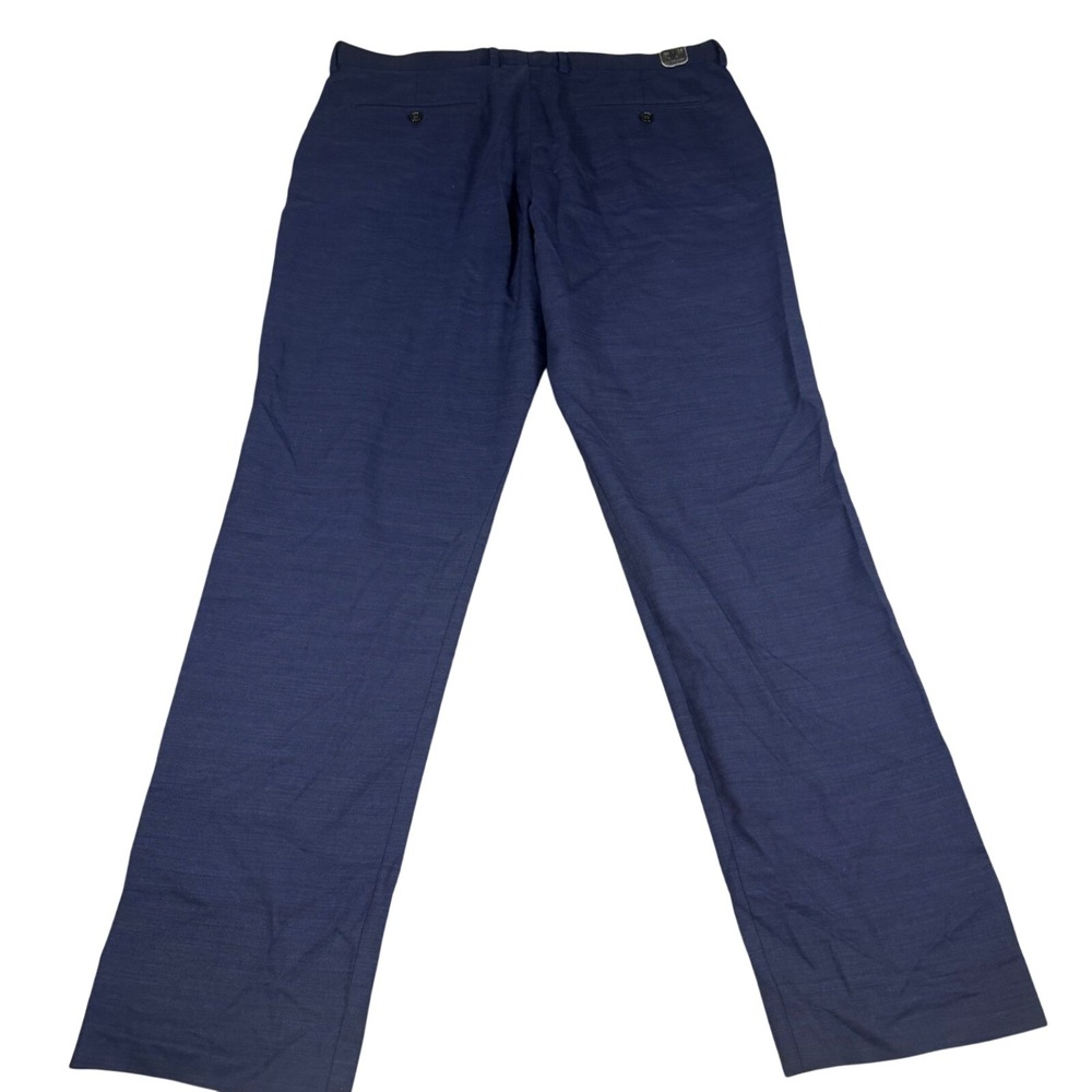 J.Crew Ludlow Classic Stretch Suit Pants Mens 36x34 Navy Blue 4 Season Wool